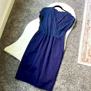 Size Large Max Mara knee length dress in navy blue